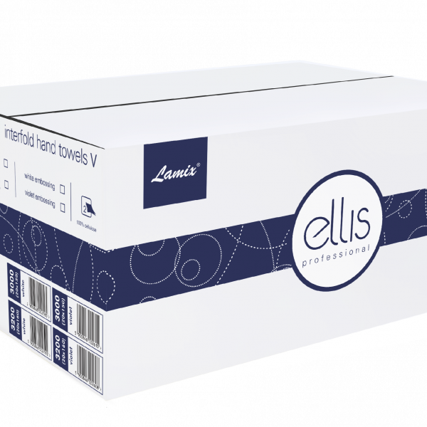 Biele papierové skladané utierky