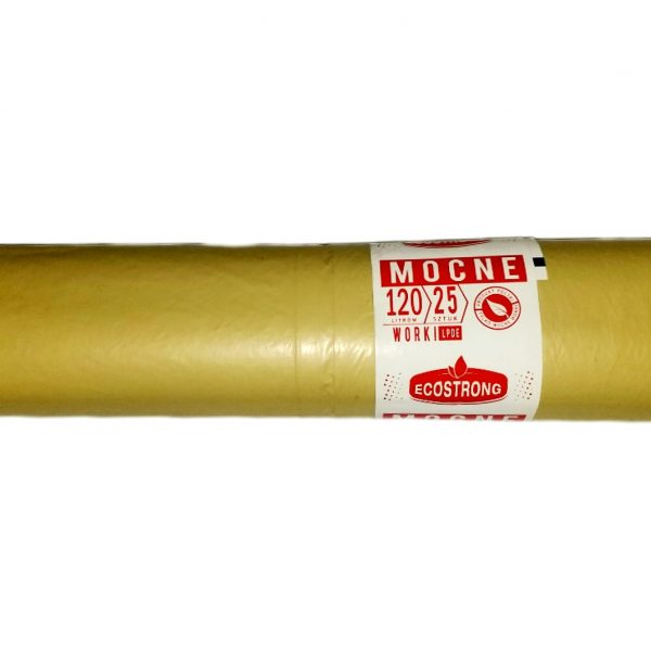LDPE vrecia na odpadky 120L žlté (25 ks)/ Čistota a hygiena>Vrecia na odpadky
